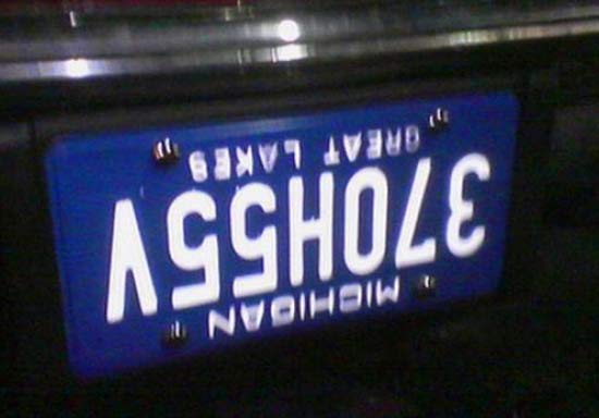 370H55V license plate of America